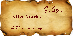 Feller Szandra névjegykártya
